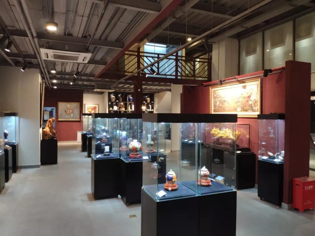 巖星建設|廣東嶺南工藝美術館工程設計插圖(3) 大廳